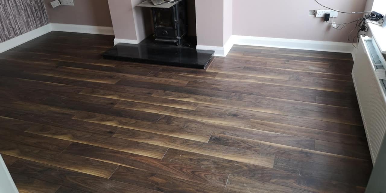 Dark wooden floor
